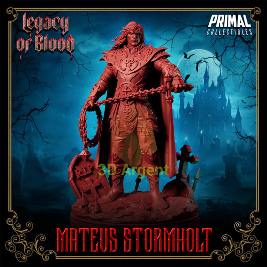 Knight - Mateus Stormholt Fantasy compatible D&D DragonLance Miniatures Primal Toys & Games:Wargames &
