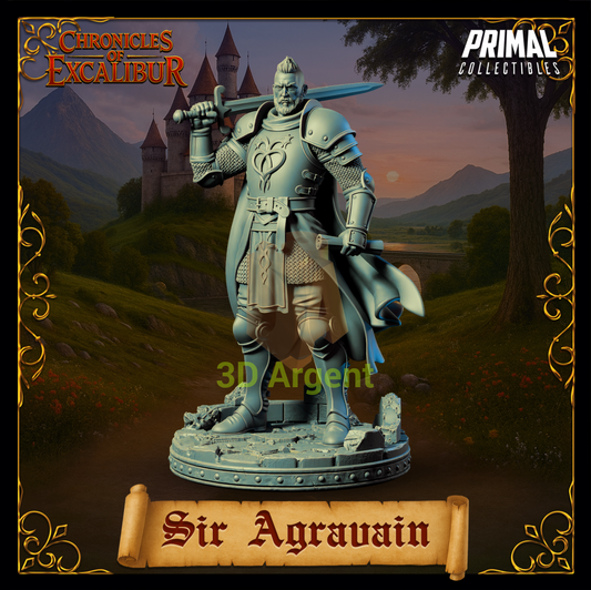 Knight - Sir Agravain - Fantasy compatible D&D DragonLance Miniatures Primal