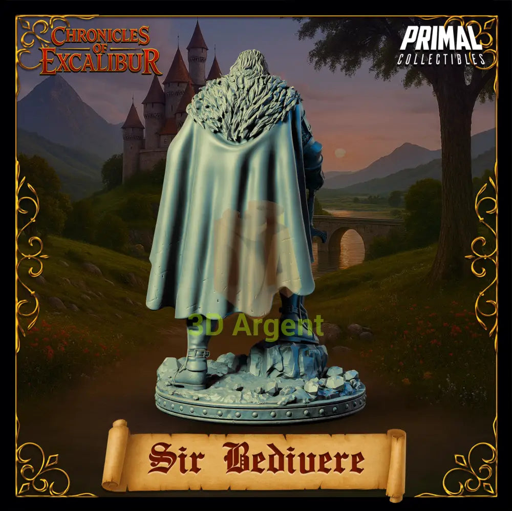 Knight - Sir Bedivere - Fantasy compatible D&D DragonLance Miniatures Primal