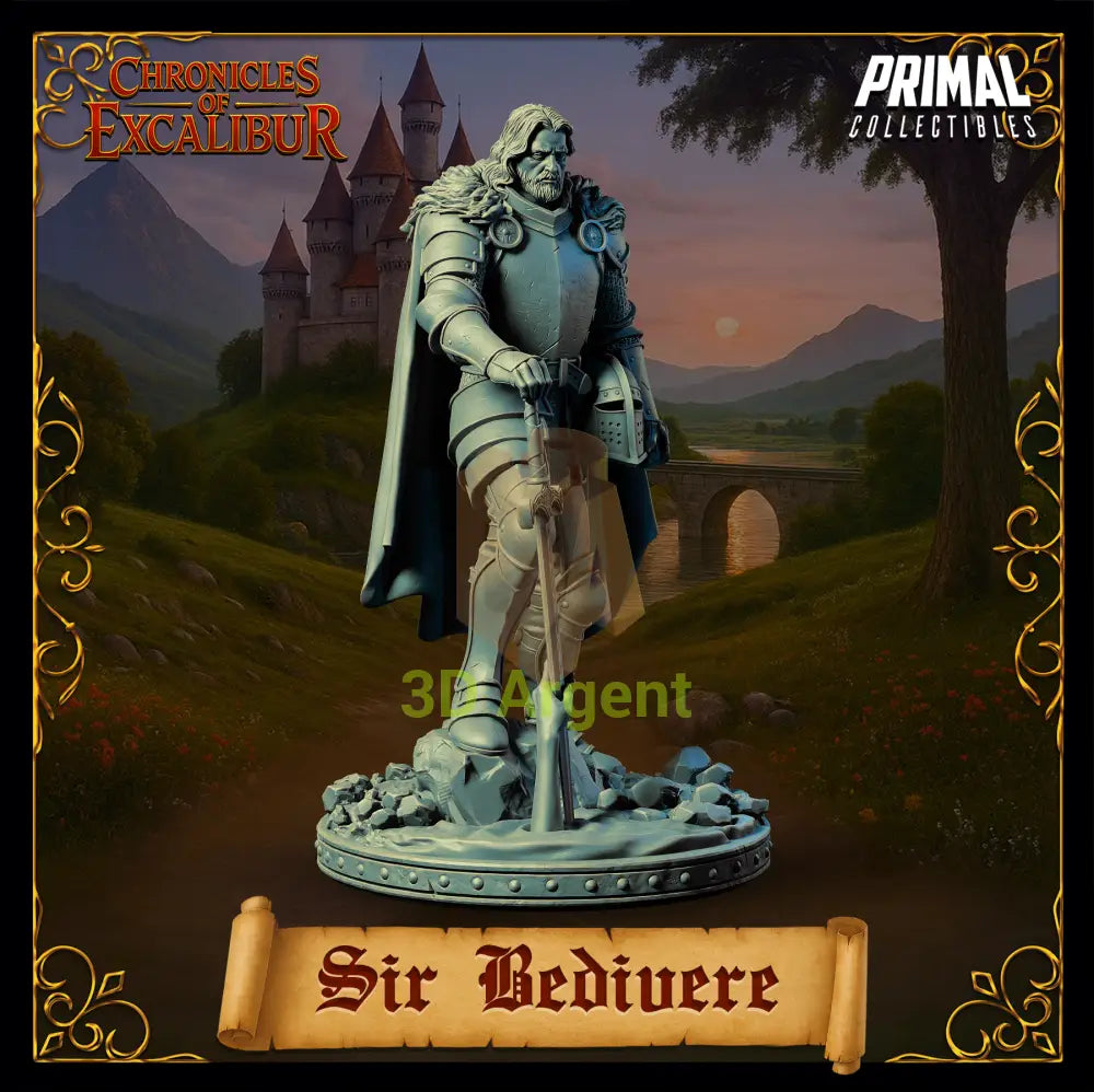 Knight - Sir Bedivere - Fantasy compatible D&D DragonLance Miniatures Primal