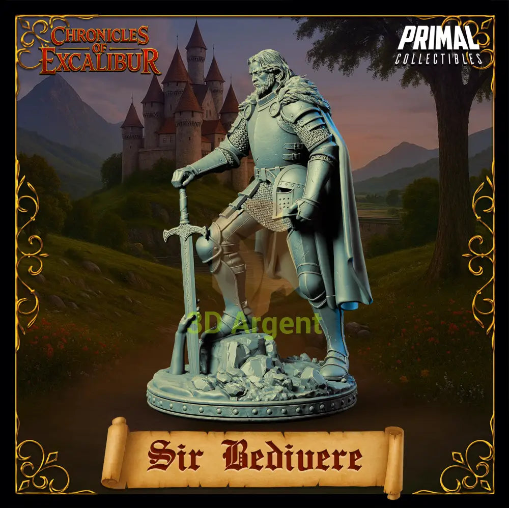 Knight - Sir Bedivere - Fantasy compatible D&D DragonLance Miniatures Primal