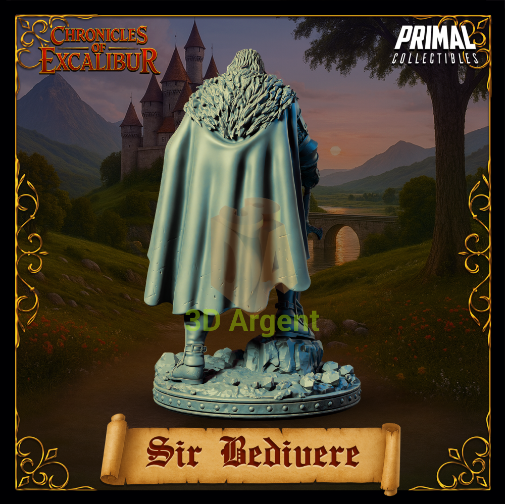 Knight - Sir Bedivere - Fantasy compatible D&D DragonLance Miniatures Primal