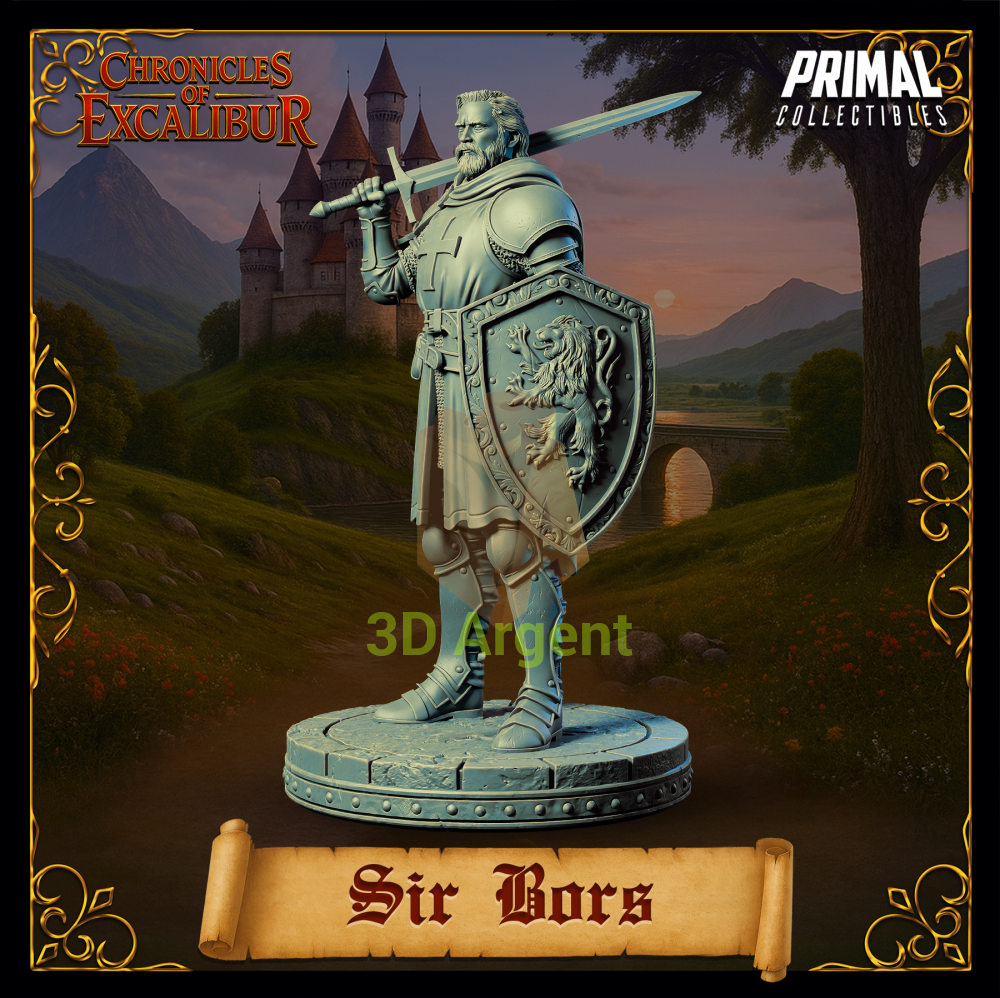 Knight - Sir Boris - Fantasy compatible D&D DragonLance Miniatures Primal