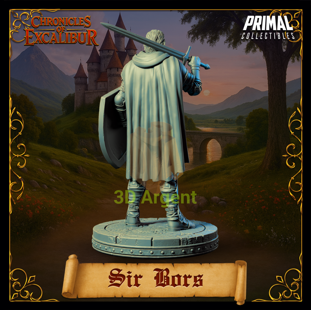 Knight - Sir Boris - Fantasy compatible D&D DragonLance Miniatures Primal
