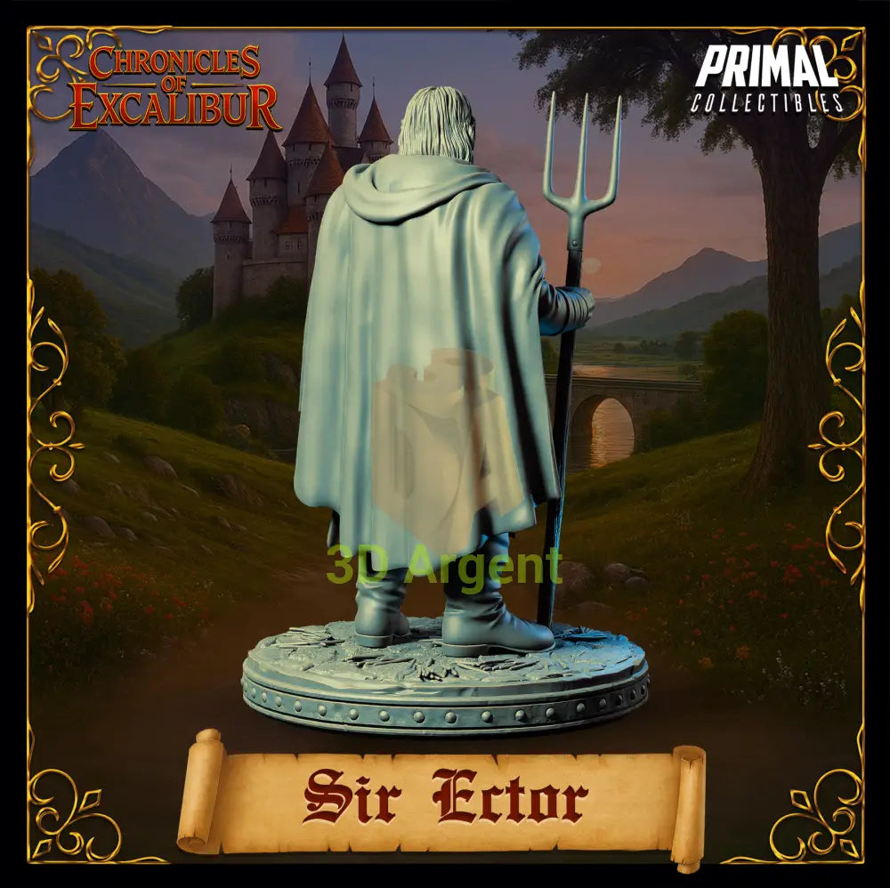 Knight - Sir Ector - Fantasy compatible D&D DragonLance Miniatures Primal