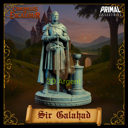 Knight - Sir Galahad - Fantasy compatible D&D DragonLance Miniatures Primal