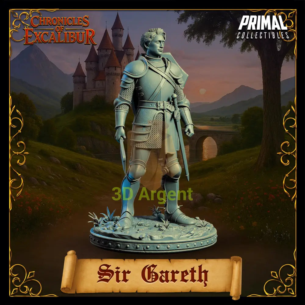 Knight - Sir Gareth - Fantasy compatible D&D DragonLance Miniatures Primal