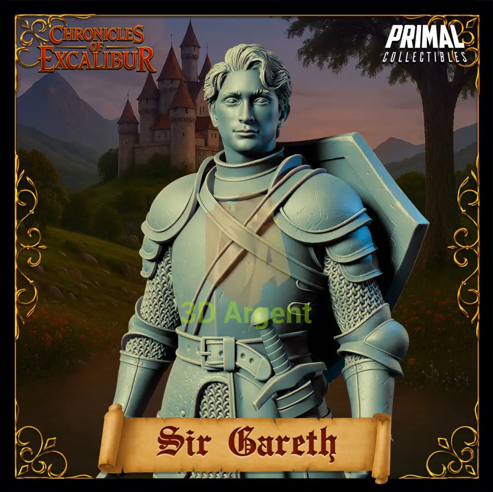 Knight - Sir Gareth - Fantasy compatible D&D DragonLance Miniatures Primal