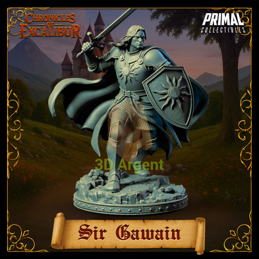 Knight - Sir Gawain - Fantasy compatible D&D DragonLance Miniatures Primal