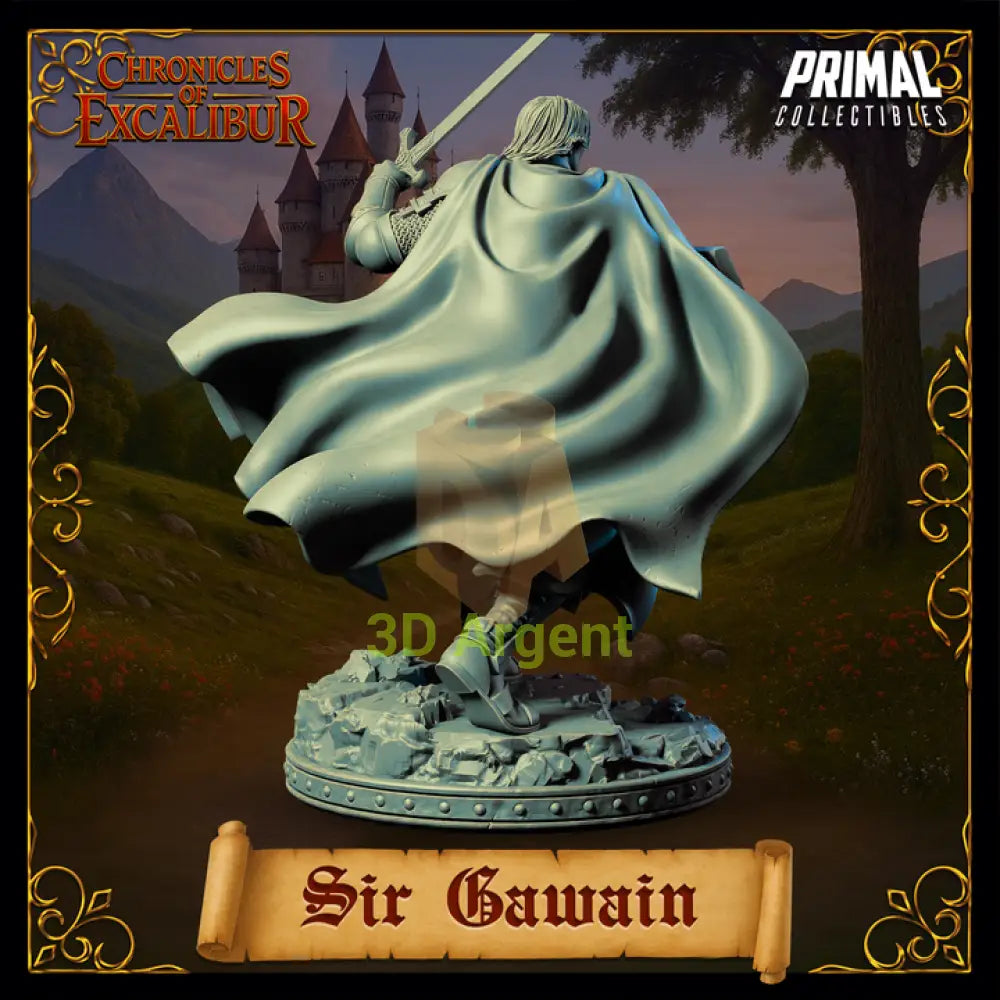 Knight - Sir Gawain - Fantasy compatible D&D DragonLance Miniatures Primal