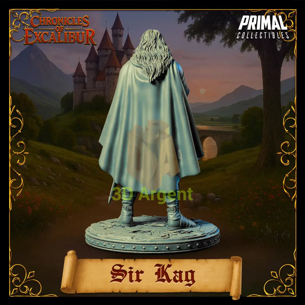 Knight - Sir Kay - Fantasy compatible D&D DragonLance Miniatures Primal