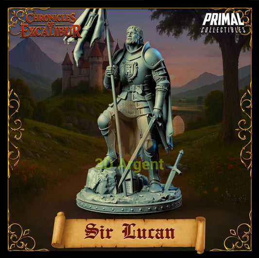 Knight - Sir Lucan - Fantasy compatible D&D DragonLance Miniatures Primal