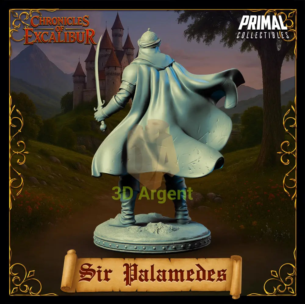 Knight - Sir Palamedes - Fantasy compatible D&D DragonLance Miniatures Primal