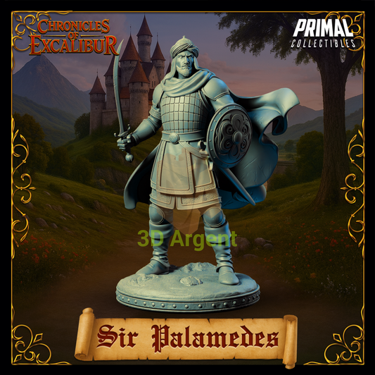 Knight - Sir Palamedes - Fantasy compatible D&D DragonLance Miniatures Primal