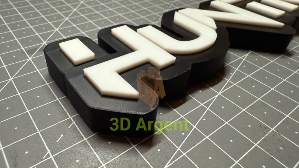 KPOP Demon Hunters Huntrix Logo Sign Stand | 3D Printed Multi Colour Display Books Comics & Magazines:Comic Books &