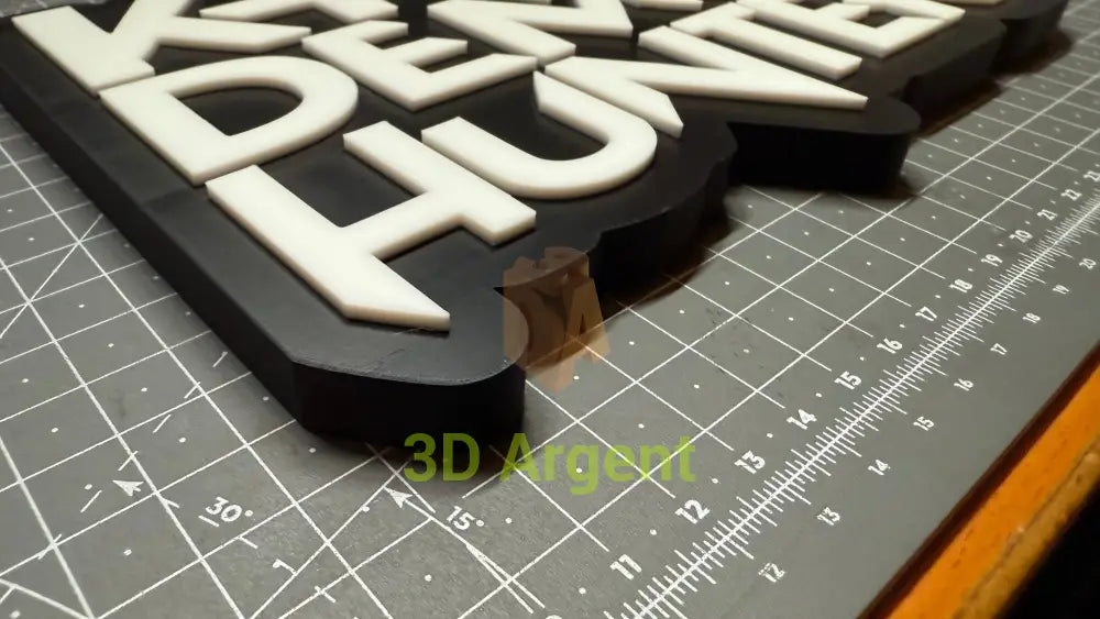 KPOP Demon Hunters Huntrix Logo Sign Stand | 3D Printed Multi Colour Display Books Comics & Magazines:Comic Books &