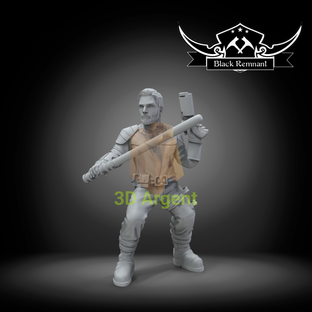 Kyle Katarn - Star Wars Legion compatible 3D Printed Resin Miniatures Toys & Games:Wargames & Role-Playing:Star Wars
