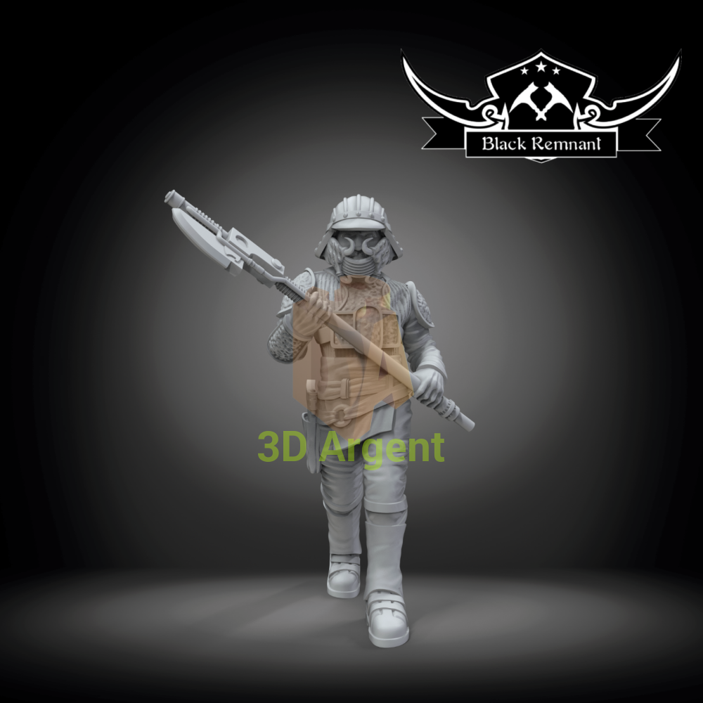 Lando Calrissian Guard - Star Wars Legion compatible 3D Printed Resin Miniatures Toys & Games:Wargames &