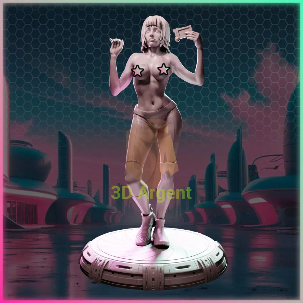 Leela – Ladies of Nuke City – Gilmorestudio 3D Printed Resin Miniature 32mm NSFW