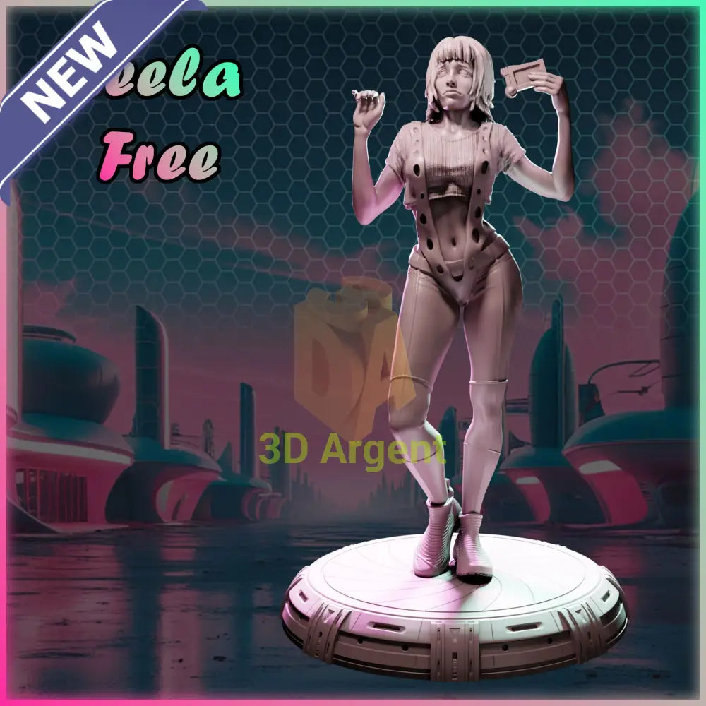 Leela – Ladies of Nuke City – Gilmorestudio 3D Printed Resin Miniature 32mm SFW