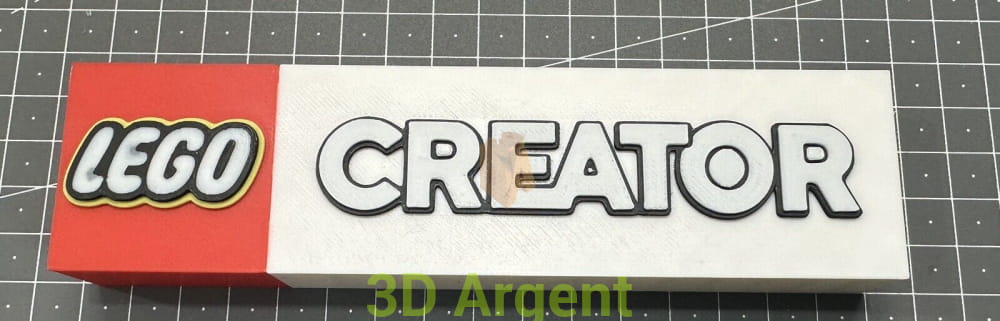 Lego Creator Logo - 3D Printed Sign Stand Toys & Games:Construction & Building Toys:LEGO (R) Building Toys:LEGO (R)