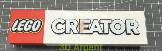 Lego Creator Logo - 3D Printed Sign Stand Toys & Games:Construction & Building Toys:LEGO (R) Building Toys:LEGO (R)