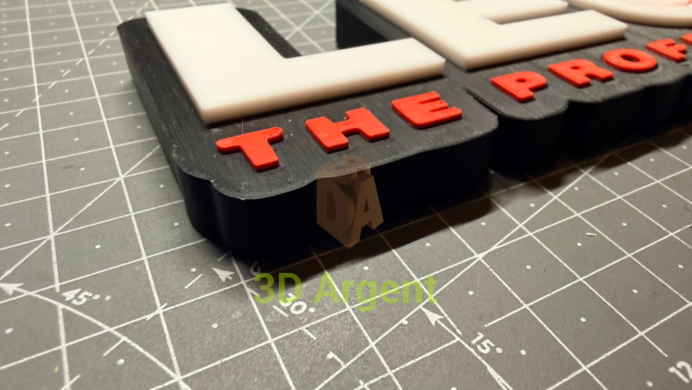 Leon The Professional Logo Sign Stand 3D Printed Multi Colour Movie Display Decor Video Games & Consoles:Video Game