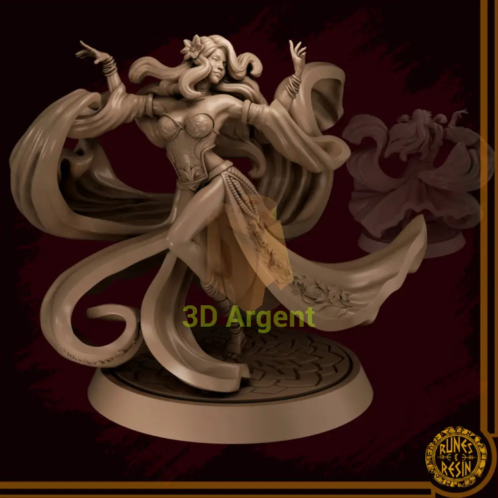 Lila Tapton - Dance-Off Disaster - Runes & Resin 75mm Miniature - Toys & Games:Wargames &