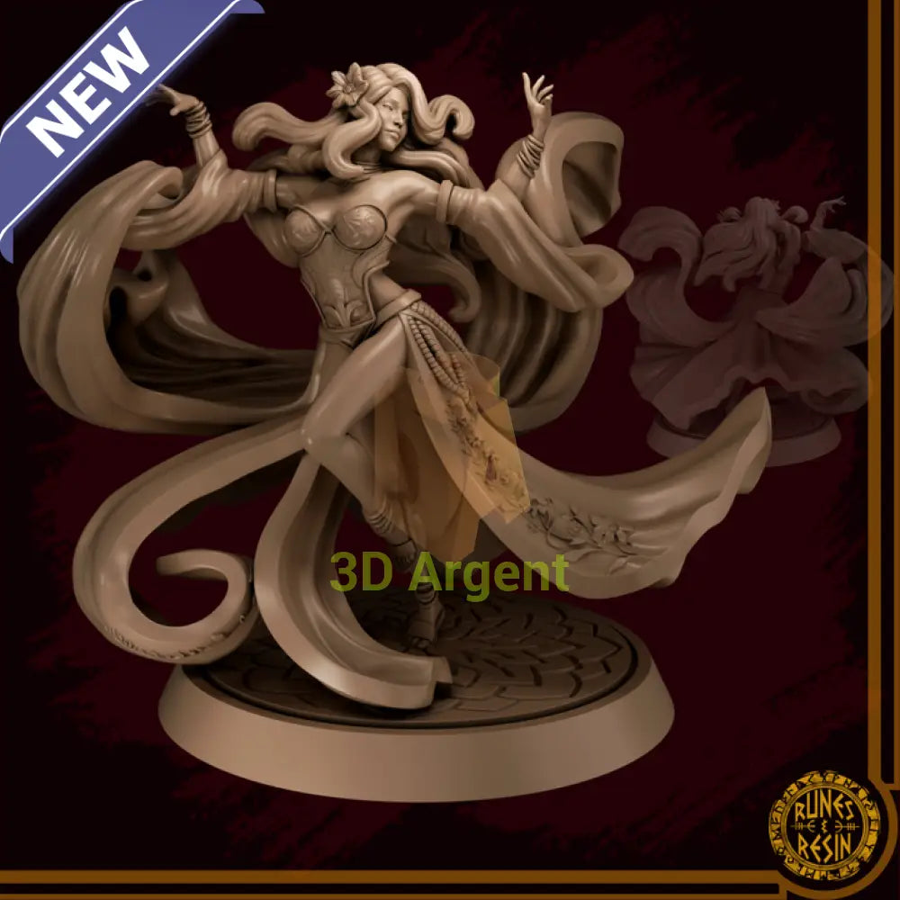 Lila Tapton - Dance-Off Disaster - Runes & Resin 75mm Miniature - Toys & Games:Wargames &