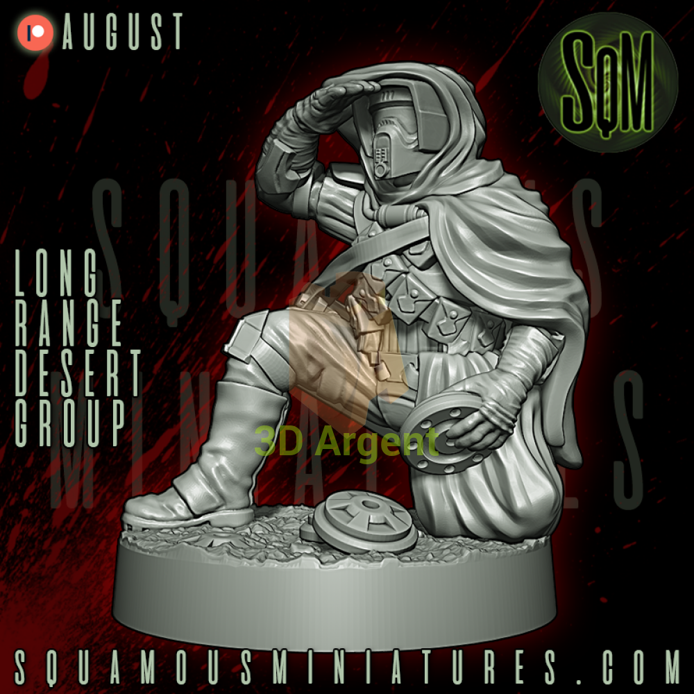 Long Range Desert Group Star Wars Legion compatible 3D Resin Miniatures Squamous - Toys & Games:Wargames &