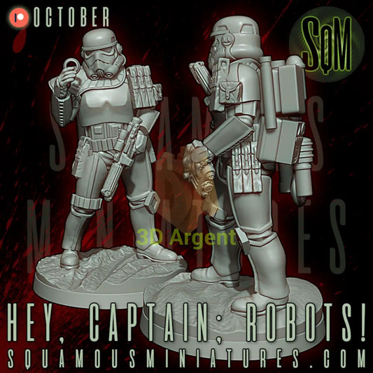 ’Hey Captain; Robots!’ Desert Corp Trackers | Squamous - Toys & Games:Wargames & Role-Playing:Star Wars