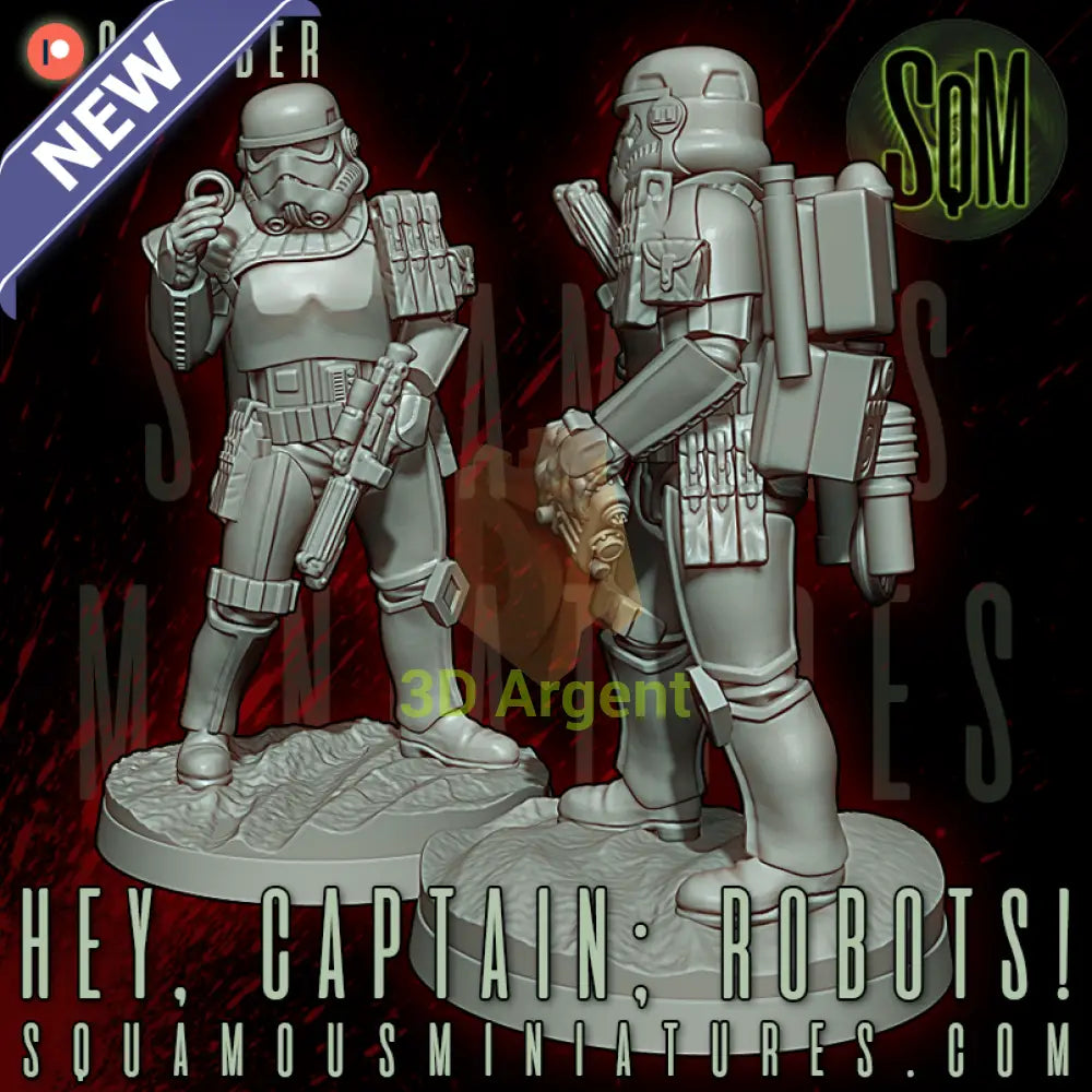 ’Hey Captain; Robots!’ Desert Corp Trackers | Squamous - Toys & Games:Wargames & Role-Playing:Star Wars