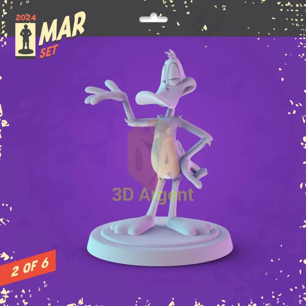 Looney Tunes Figures compatible D&D DragonLance Miniatures Pop Minis - 1 Daffy Duck - Toys & Games:Wargames &