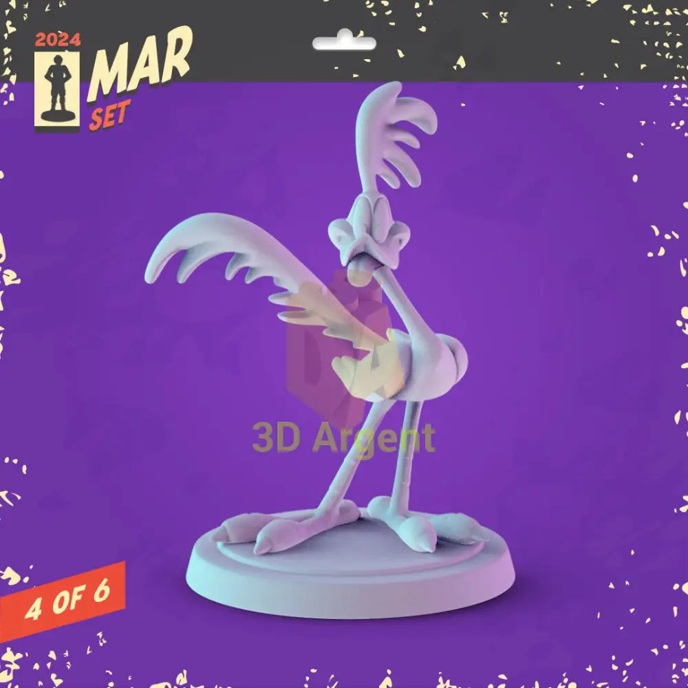 Looney Tunes Figures compatible D&D DragonLance Miniatures Pop Minis - 4 Road Runner - Toys & Games:Wargames &
