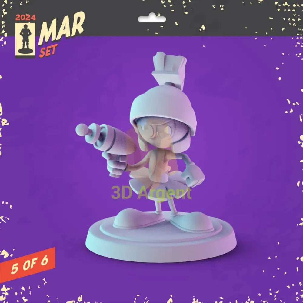 Looney Tunes Figures compatible D&D DragonLance Miniatures Pop Minis - 5 Marvin the Martian - Toys & Games:Wargames &
