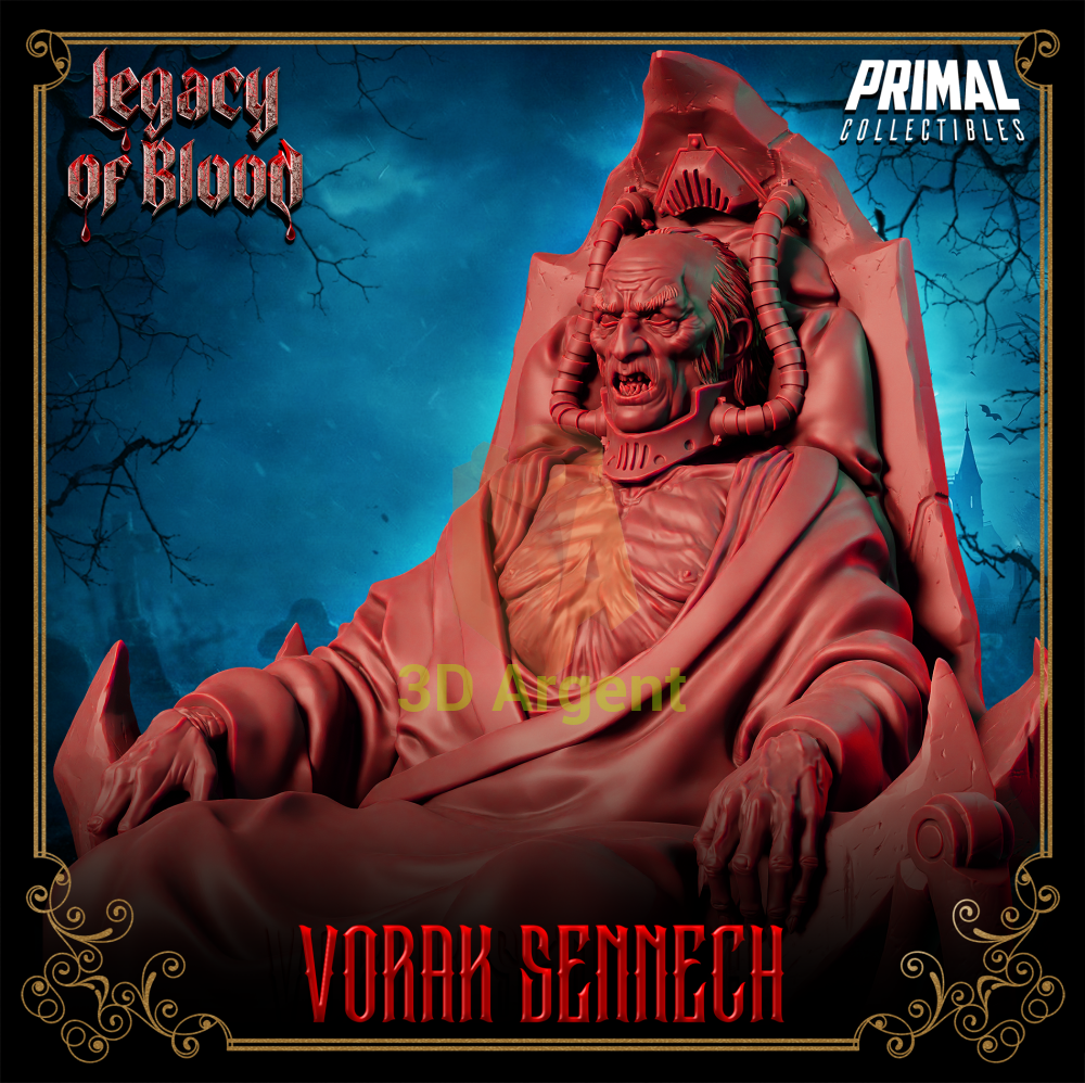 Lord - Vorak Sennech Fantasy compatible D&D DragonLance Miniatures Primal Toys & Games:Wargames &