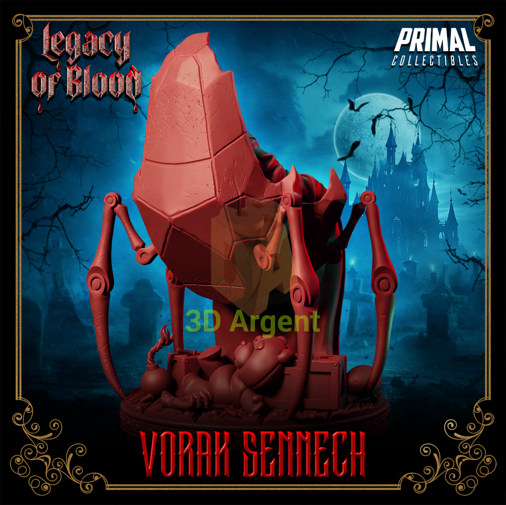 Lord - Vorak Sennech Fantasy compatible D&D DragonLance Miniatures Primal Toys & Games:Wargames &
