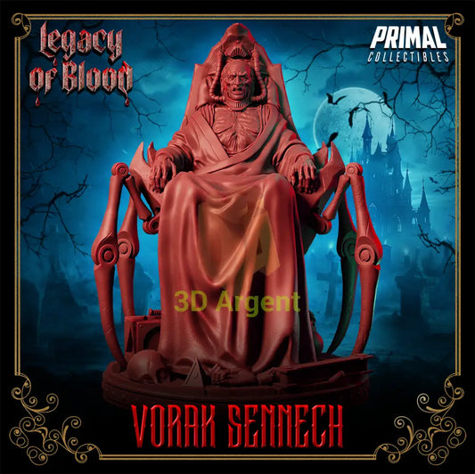 Lord - Vorak Sennech Fantasy compatible D&D DragonLance Miniatures Primal Toys & Games:Wargames &
