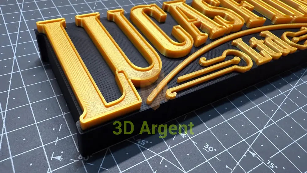 Lucasfilm Star Wars sign - 3D Printed Sign Stand Collectables:Science Fiction Collectables:Other Science Fiction Items