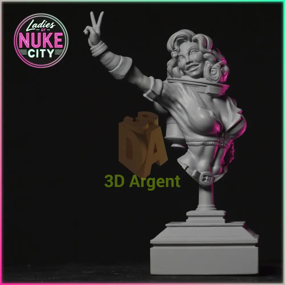 Luna Starling – Ladies of Nuke City – Gilmorestudio 3D Printed Resin Miniature