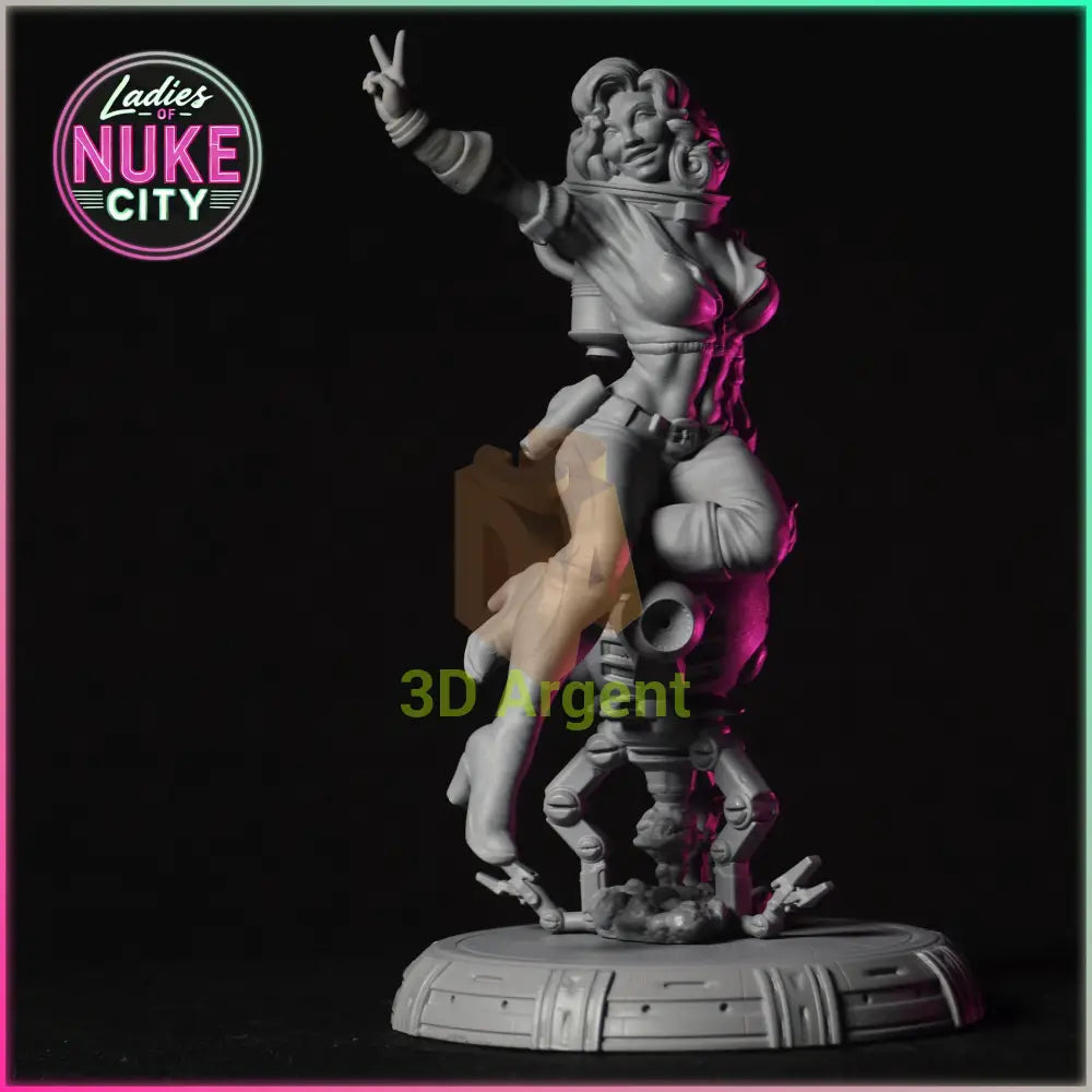 Luna Starling – Ladies of Nuke City – Gilmorestudio 3D Printed Resin Miniature