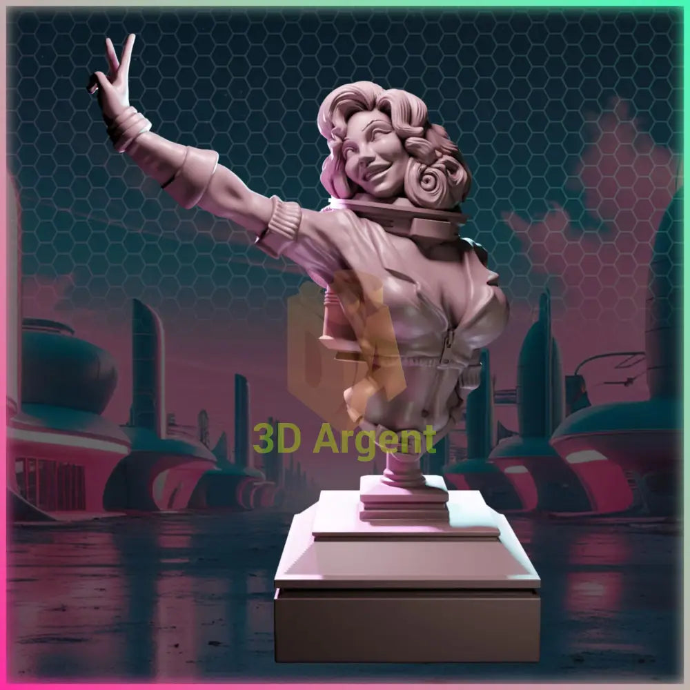 Luna Starling – Ladies of Nuke City – Gilmorestudio 3D Printed Resin Miniature Bust SFW