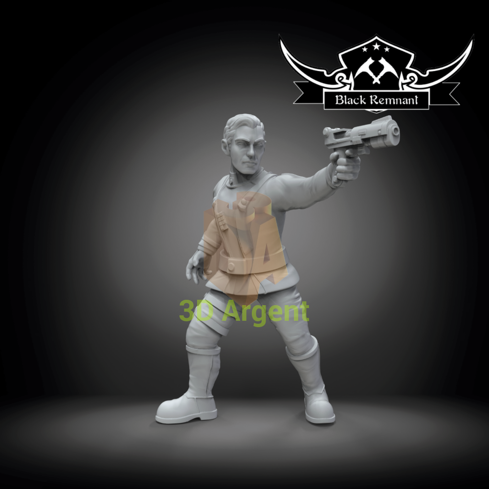 Malavai Quinn - Star Wars Legion compatible 3D Printed Resin Miniatures Toys & Games:Wargames & Role-Playing:Star Wars