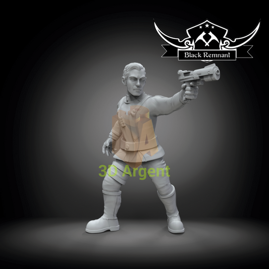 Malavai Quinn - Star Wars Legion compatible 3D Printed Resin Miniatures Toys & Games:Wargames & Role-Playing:Star Wars