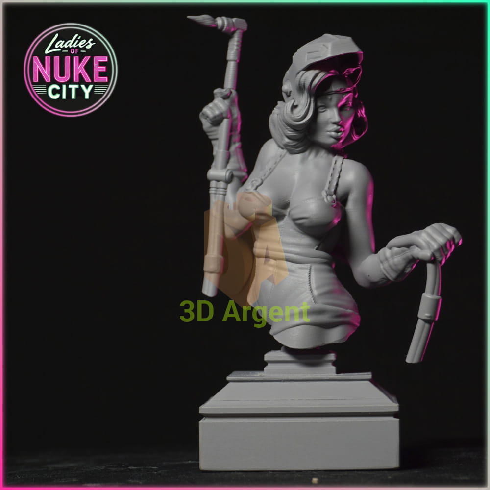 Marilyn Volt – Ladies of Nuke City – Gilmorestudio 3D Printed Resin Miniature