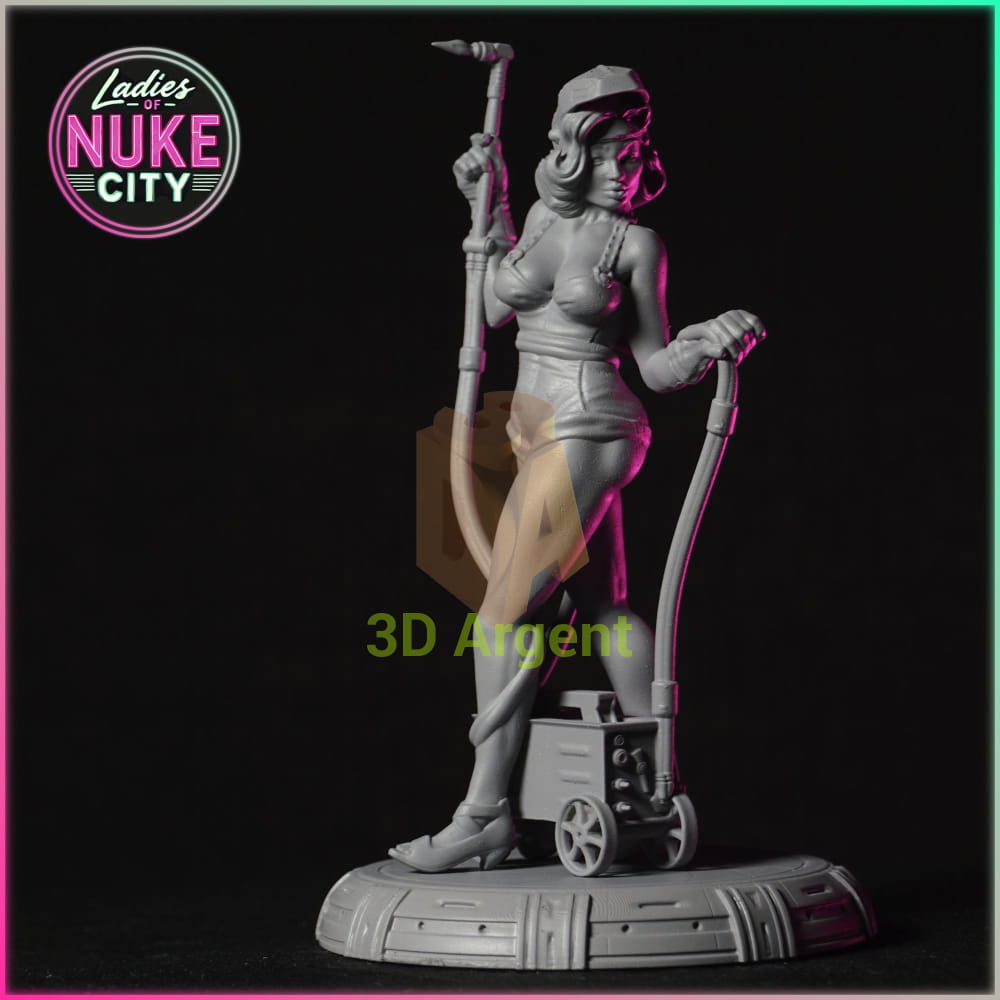 Marilyn Volt – Ladies of Nuke City – Gilmorestudio 3D Printed Resin Miniature