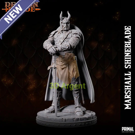 Marshall Shineblade Knight – Dragonblade – Primal Collectibles Resin - Toys & Games:Wargames &