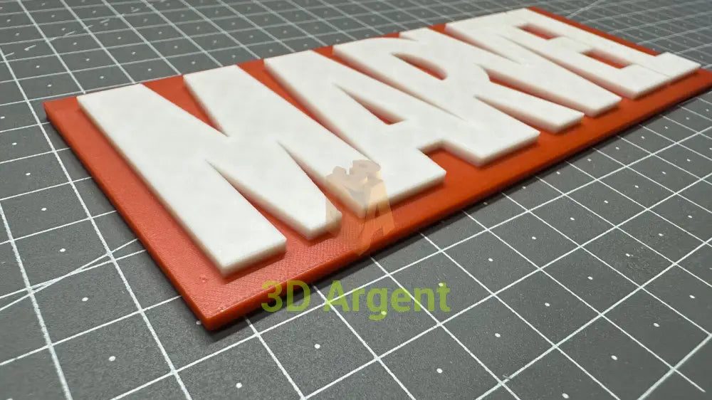 Marvel Logo - 3D Printed Sign Stand Books Comics & Magazines:Comic Books & Memorabilia:Merchandise & Memorabilia:Other