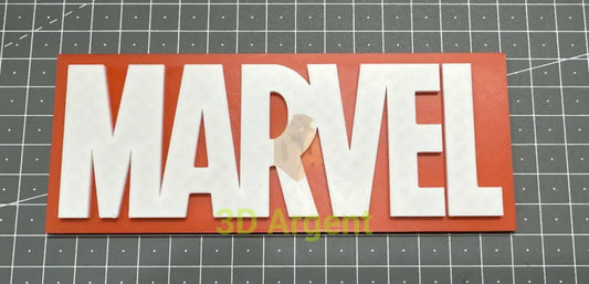 Marvel Logo - 3D Printed Sign Stand Books Comics & Magazines:Comic Books & Memorabilia:Merchandise & Memorabilia:Other