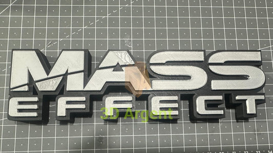 Mass Effect sign - 3D Printed Sign Stand Collectables:Science Fiction Collectables:Other Science Fiction Items